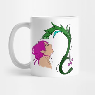 Copy of Elf drinking from a flower Mug